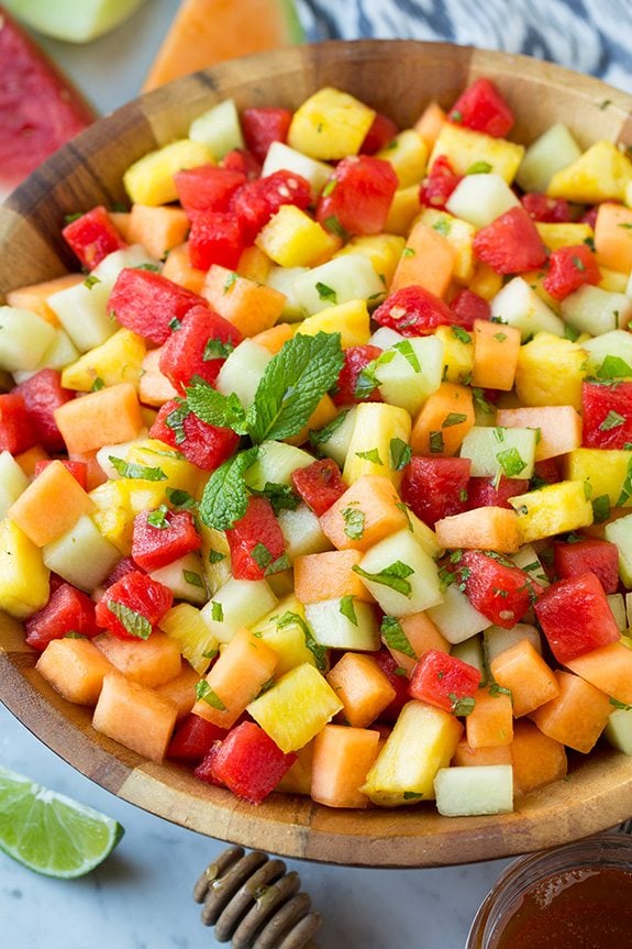 Elevate Your Fruit Salad: Pro Tips for Melon Pineapple with Honey-Lime Mint